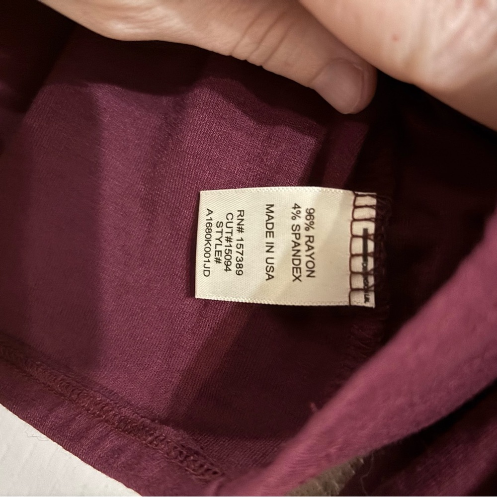 Altar'd State Deep Burgundy Blouse - Picture 6 of 7